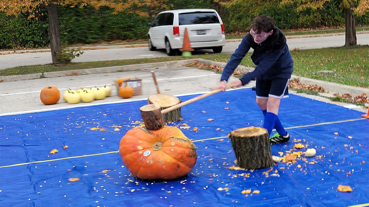 The Great Pumpkin Smash in Highland Park 